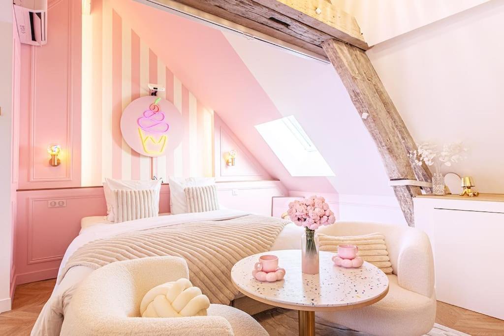Le Milkshake - Hypercentre, Cinema, King Size Appartement Troyes Buitenkant foto